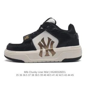 MLB Chunky Liner Mid Retro Street Unisex Shoes