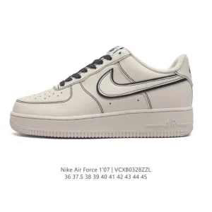 Nike Air Force 1 Low White Leather Casual Sneakers