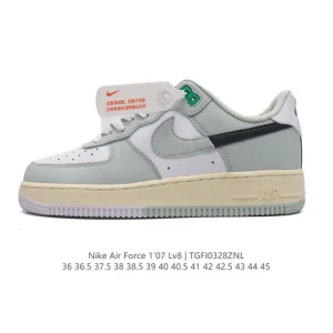 Nike Air Force 1 Low '07 White Leather Sneakers