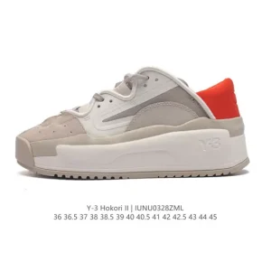 Adidas Y-3 Hokori Unisex Lace-Up Thick Sole Casual Sneakers