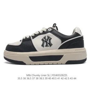 MLB Chunky Liner Mid Vintage Streetwear Sneakers