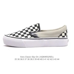 Vans Classic Slip-On Checkerboard Skate Shoes