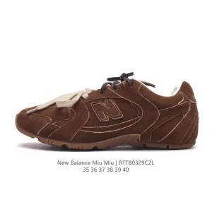 Miu Miu x New Balance 530 Sl Suede Leather Retro Running Shoes