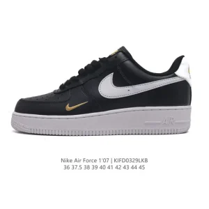 Nike Air Force 1 Low White Leather Casual Sneakers