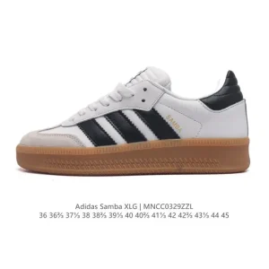 Adidas Samba Xlg Thick Sole Retro Style Sneakers