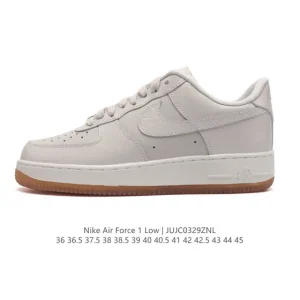 Nike Air Force 1 '07 Low White Leather Sneakers