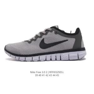Nike Free 3.0 V2 Barefoot Running Shoes Lightweight Breathable Mesh Casual Trainers