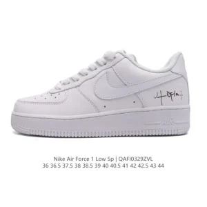 Nike Air Force 1 Low White Leather Casual Shoes