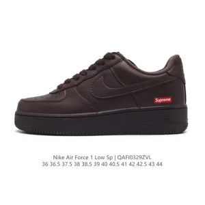 Nike Air Force 1 Low White Leather Casual Sneakers