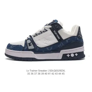 Louis Vuitton Trainer Sneaker Low Fashion Luxury Casual Shoes for Men and Women