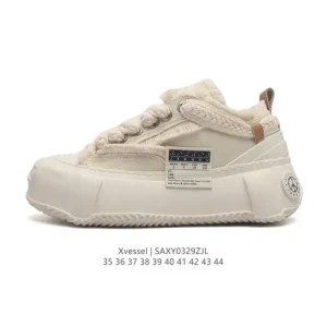 xvessel G.O.P. High Paisley Ddropping Deconstructed Layered Sole Canvas Shoes