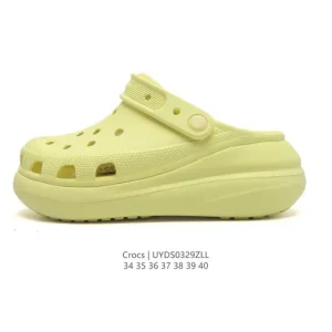 Crocs Women's Platform Slide Sandals Thick Sole Beach Shoes