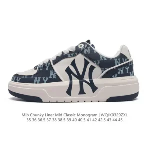 MLB Chunky Liner Mid Retro Streetwear Sneakers