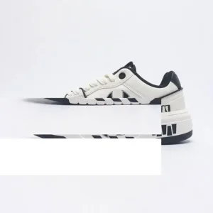 MLB Chunky Liner White Leather Street Shoes