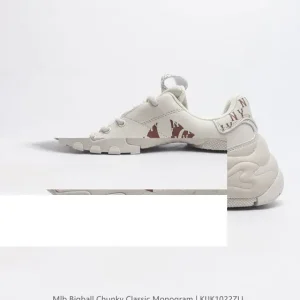 MLB Bigball Chunky Dia Mono Vintage Print Sneakers