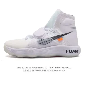 Off-White x Nike React Hyperdunk 2017 'The 10' Ghosting