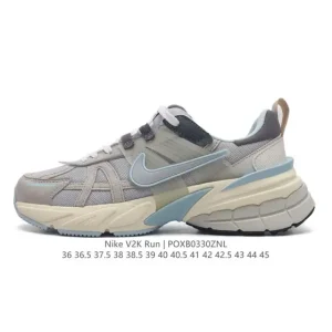 Nike V2K Run Retro Running Shoe - White Metallic