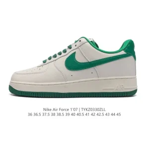Nike Air Force 1 '07 Low White Leather Sneakers