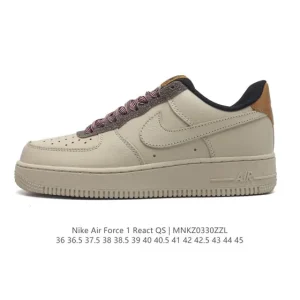 Nike Air Force 1 '07 Low White Leather Sneakers