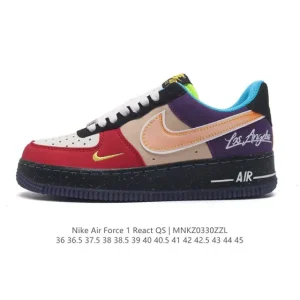 Nike Air Force 1 '07 Low White Leather Sneakers