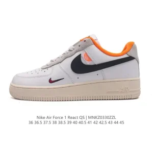 Nike Air Force 1 '07 Low White Leather Sneakers
