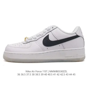 Nike Air Force 1 '07 Low Leather White Sneakers