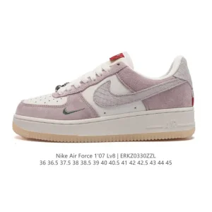 Nike Air Force 1 '07 Low White Leather Sneakers