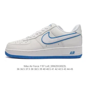 Nike Air Force 1 '07 Low White Leather Sneakers