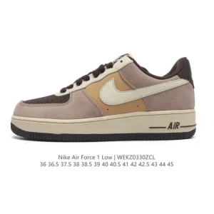 Nike Air Force 1 '07 Low White Leather Sneakers