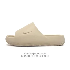 Nike Calm Slide Sandal - Unisex Comfort Slide with EVA Foam and Coconut Leather