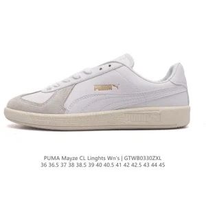 PUMA Army Trainer 386607 Vintage Suede Leather Sneakers for Men & Women