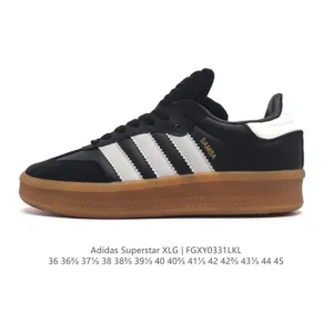 Adidas Samba Xlg Thick Sole Retro Casual Shoes