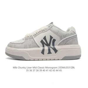MLB Chunky Liner Basic Streetwear Sneakers for Men and Women