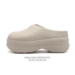 Adidas Women's Summer Beach Water-Ready Casual Slide Sandals with Ultra-Thick Sole