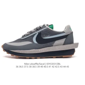 Sacai x Nike LDWaffle Runner - Double Swoosh Layered Sole Sneaker