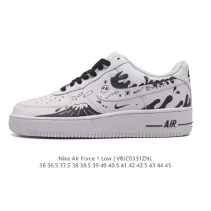 Nike Air Force 1 Low White Leather Sneakers