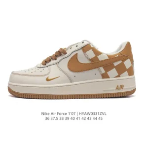 Nike Air Force 1 '07 Low White Leather Sneakers