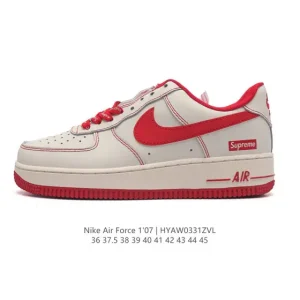 Nike Air Force 1 '07 Low White Leather Sneakers