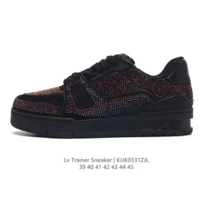 Louis Vuitton Men's Low Top Trainer Sneaker Fashion Shoes