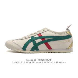 ASICS Onitsuka Tiger Mexico 66 Classic Leather Sneakers