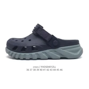 Crocs Unisex Thick Sole Platform Slide Sandals for Beach and Casual Wear