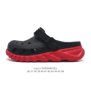 Crocs Unisex Chunky Heel Sandal with Toe Box for Summer Beach Wear