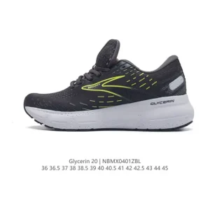 Brooks Glycerin 20 Nitrogen Cushioned Running Shoe for Men and Women