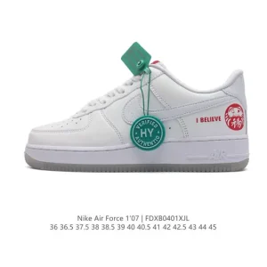 Nike Air Force 1 '07 Low Scratches White Red