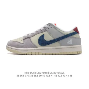 Undefeated x Nike SB Dunk Low Blue Dragon Scale