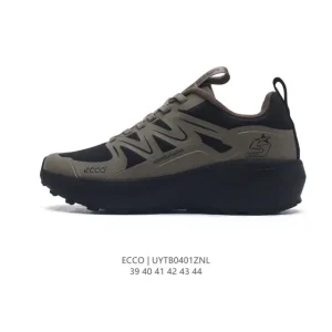 ECCO Men's Casual Sneakers - Lightweight Breathable Lace-Up Shoes
