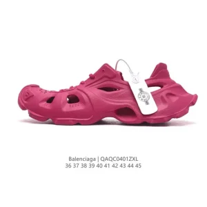 Balenciaga AW22 HD Sneaker Men's and Women's Slides Sandals Beach Shoes Runway New Design Hole Shoes Sandals