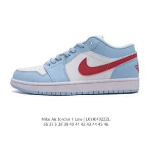 Jordan Air 1 Low Retro Classic Leather Sneakers