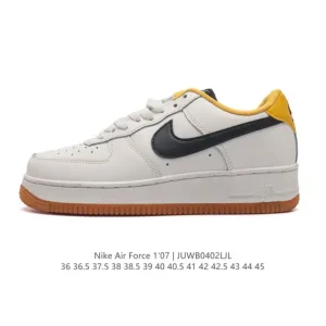 Nike Air Force 1 '07 Low White Leather Sneakers