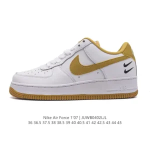 Nike Air Force 1 '07 Low White Leather Sneakers